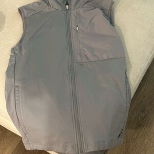 Asics Vest Full Zip Training Lightweight Gray